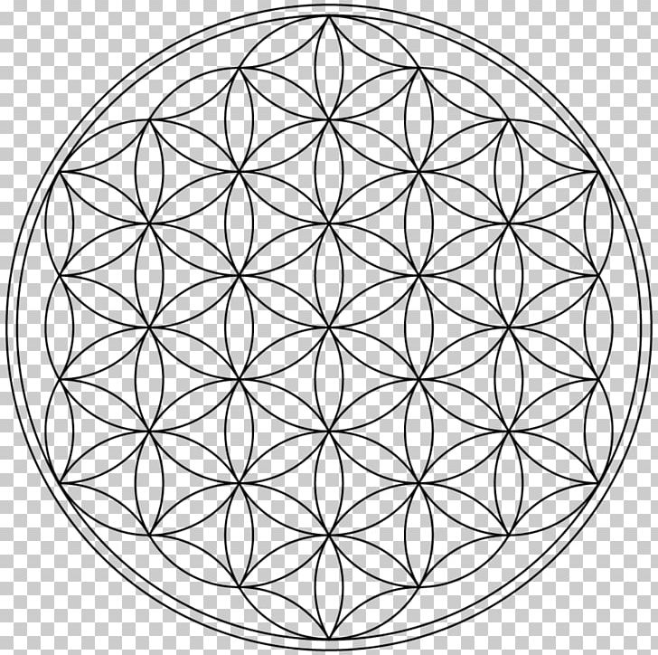 Sacred Geometry Overlapping Circles Grid Vesica Piscis Shape PNG, Clipart, Area, Art, Black And White, Charms Pendants, Circle Free PNG Download