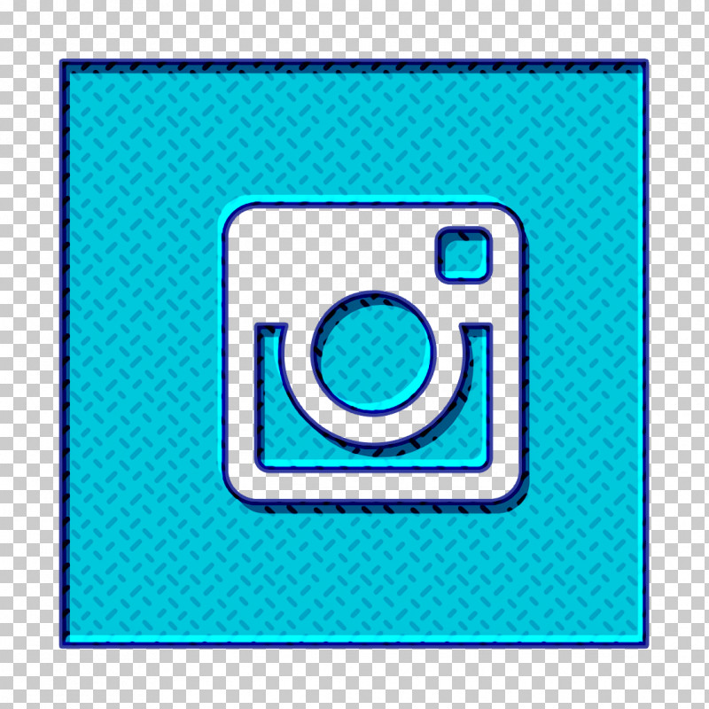Instagram Icon Square Icon PNG, Clipart, Aqua, Circle, Electric Blue, Instagram Icon, Line Free PNG Download