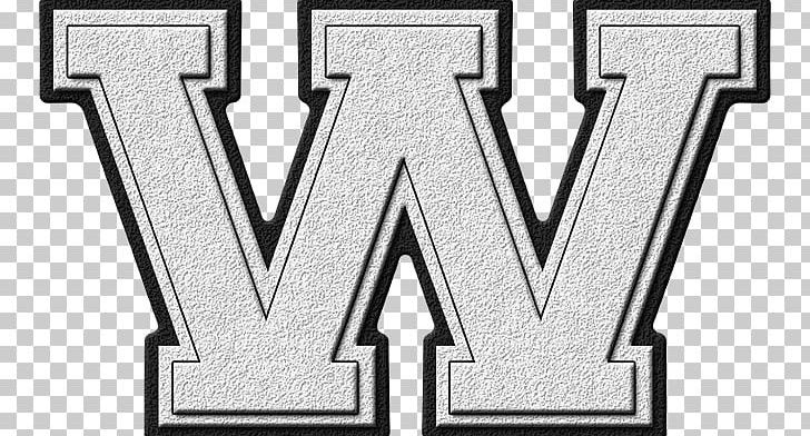 Varsity Letter Alphabet W PNG, Clipart, Alphabet, Angle, Black And White, Blackletter, Block Letters Free PNG Download