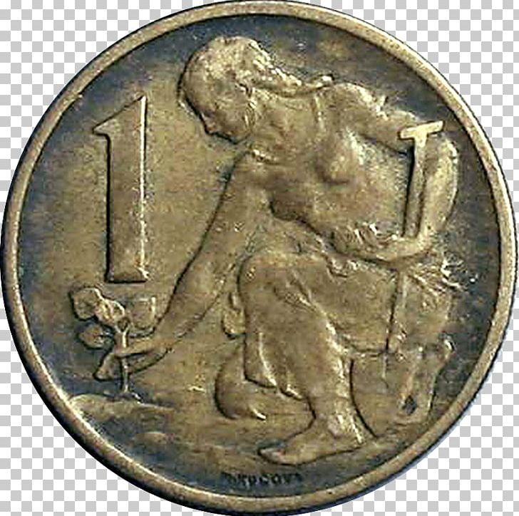 Czechoslovakia Czechoslovak Koruna Czech Republic Gold As An Investment Currency PNG, Clipart, Bronze, Coin, Crown, Currency, Czechoslovakia Free PNG Download