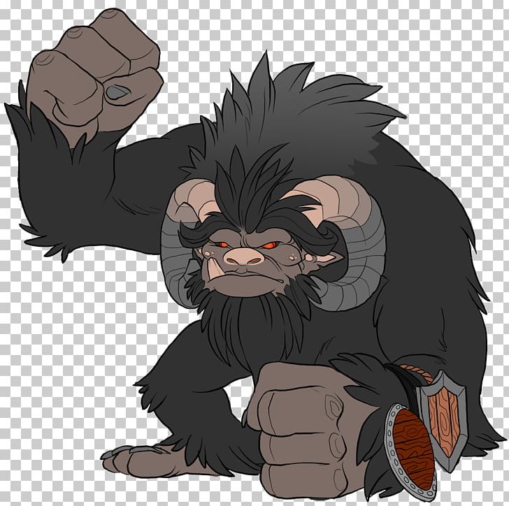Gorilla Cat Werewolf Mammal PNG, Clipart, Animals, Ape, Carnivoran, Cartoon, Cat Free PNG Download