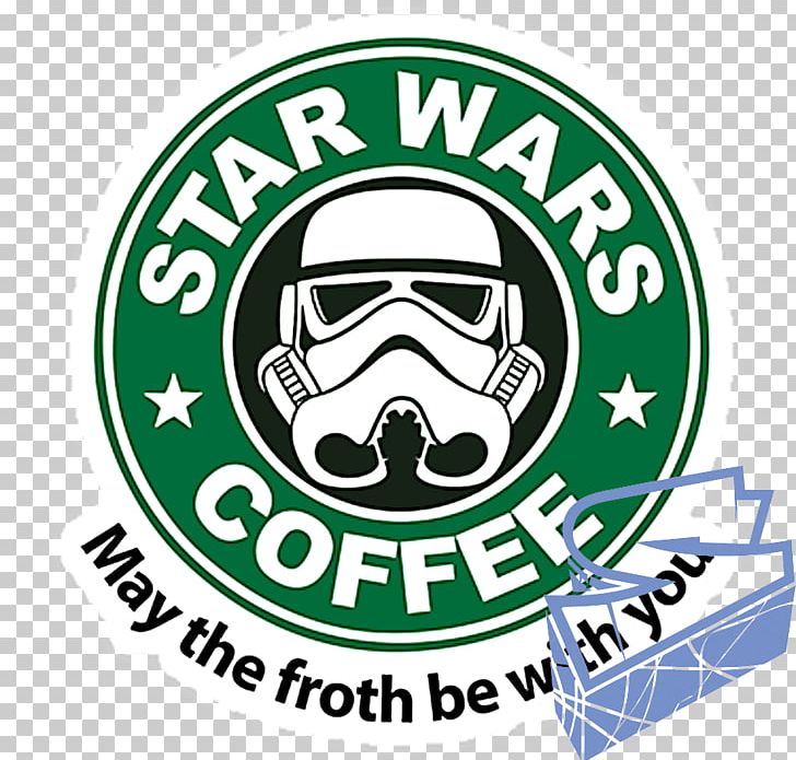 Organization Starbucks Stormtrooper Coffee Logo PNG, Clipart, Area, Brand, Coffee, Green, Headgear Free PNG Download