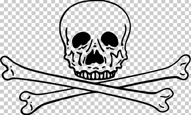 Skull And Crossbones PNG, Clipart, Black And White, Bone, Bones, Cross, Drawing Free PNG Download