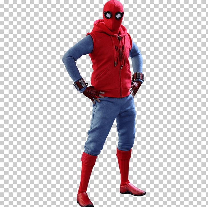 Spider-Man Hoodie Hot Toys Limited Marvel Cinematic Universe Costume PNG, Clipart, 16 Scale Modeling, Electric Blue, Fictional Character, Friendly Neighborhood Spiderman, Heroes Free PNG Download