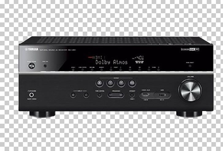 Yamaha Rx-V383 5.1 Channel AV Receiver In Black Yamaha RX-V483 Yamaha RX-V683 Yamaha RX-V381 PNG, Clipart, 51 Surround Sound, Audi, Audio Equipment, Av Receiver, Dolby Atmos Free PNG Download
