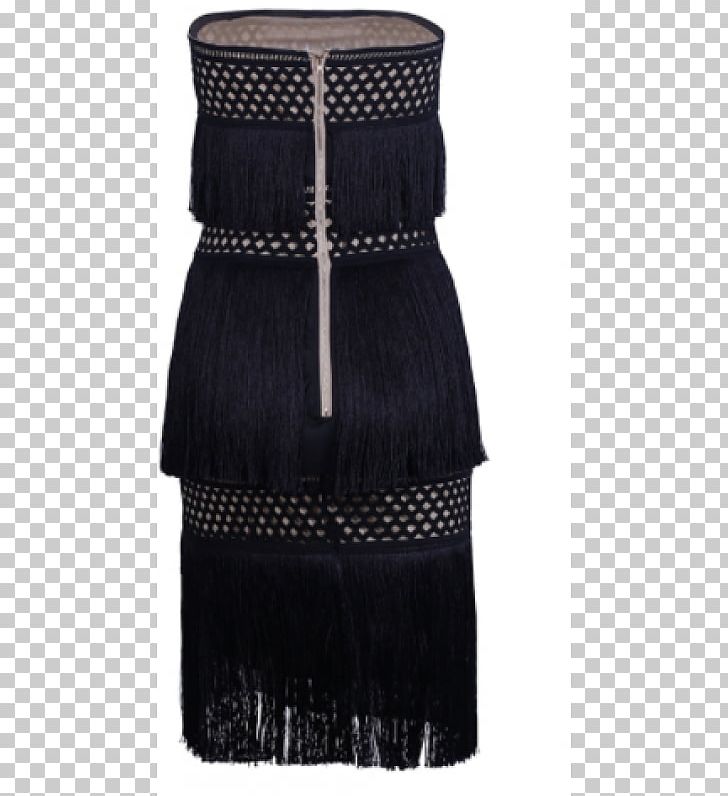 Little Black Dress Fringe Strapless Dress Tassel PNG, Clipart, Black, Black M, Clothing, Cocktail Dress, Day Dress Free PNG Download