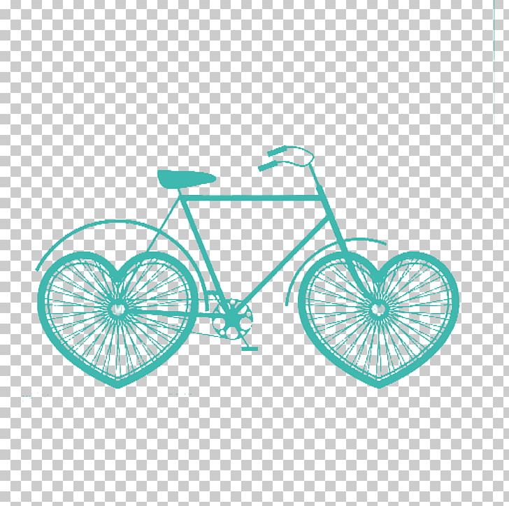 Bicycle Tire Cycling Heart PNG, Clipart, Aqua, Bicycle, Bicycle Accessory, Bicycle Frame, Bicycle Part Free PNG Download