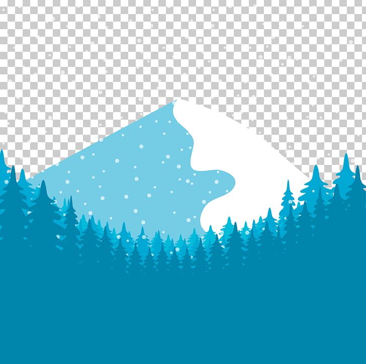 Snow Euclidean Forest PNG, Clipart, Azure, Blue, Cartoon, Computer Wallpaper, Daytime Free PNG Download