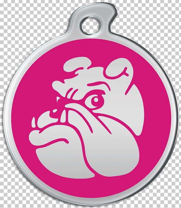 Bulldog Pet Tag Engraving Hundetegn Color PNG, Clipart, Aluminium, Blue, Bulldog, Cartoon, Circle Free PNG Download