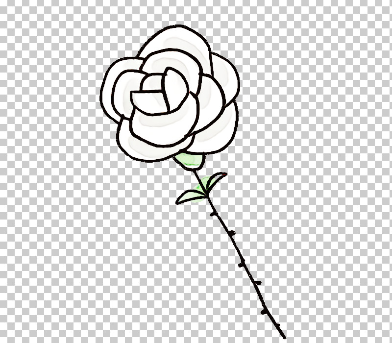 Rose PNG, Clipart, Blackandwhite, Coloring Book, Cut Flowers, Flower, Leaf Free PNG Download