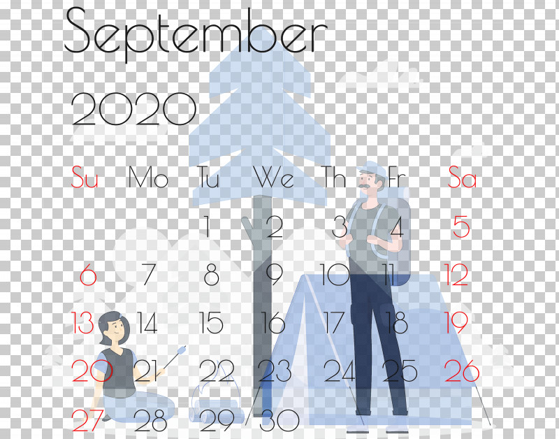 September 2020 Printable Calendar September 2020 Calendar Printable September 2020 Calendar PNG, Clipart, Behavior, Biology, Cartoon, Human, Joint Free PNG Download