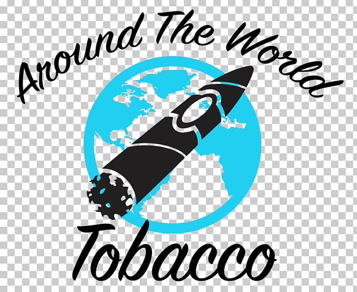 Around The World Tobacco Tobacco Pipe Logo Graphic Design PNG, Clipart, Area, Around The World, Artwork, Black And White, Blue Free PNG Download