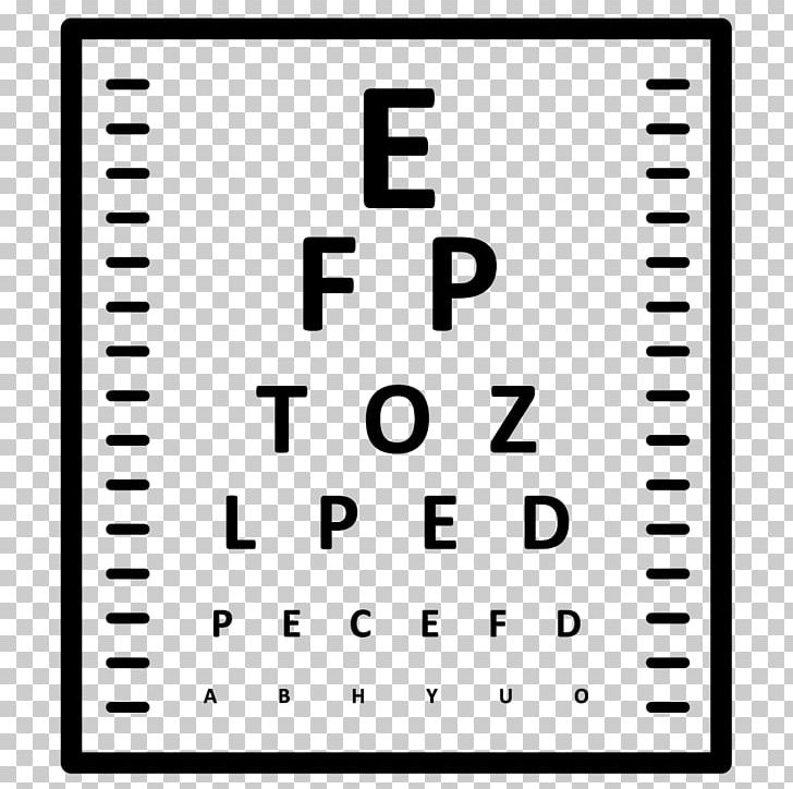 Eye Chart Eye Examination Eye Care Professional Ophthalmology PNG, Clipart, Angle, Area, Black, Black And White, Brand Free PNG Download