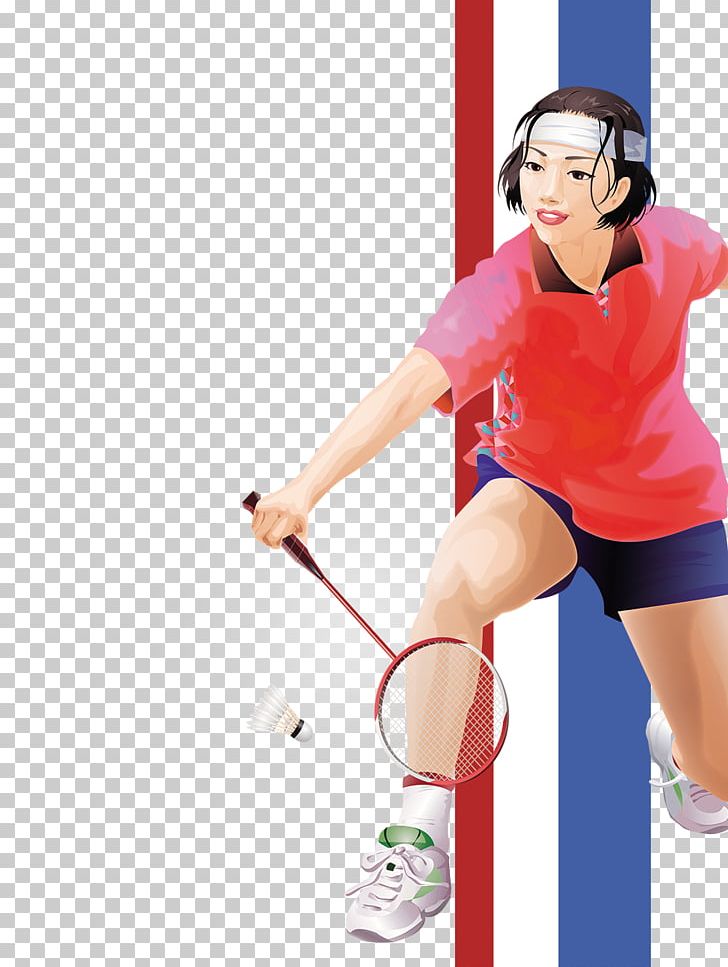 Badminton Racket Poster Ball Sport PNG, Clipart, Advertisement Poster, Arm, Cartoon, Course, Creative Background Free PNG Download