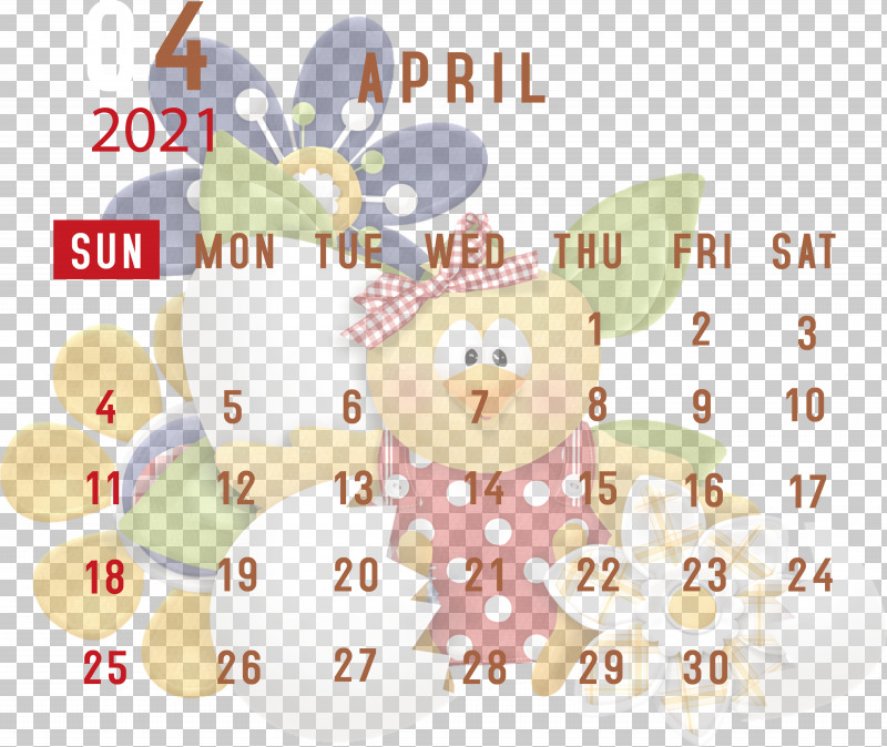 April 2021 Printable Calendar April 2021 Calendar 2021 Calendar PNG, Clipart, 2021 Calendar, April 2021 Printable Calendar, Biology, Cartoon, Hare Free PNG Download