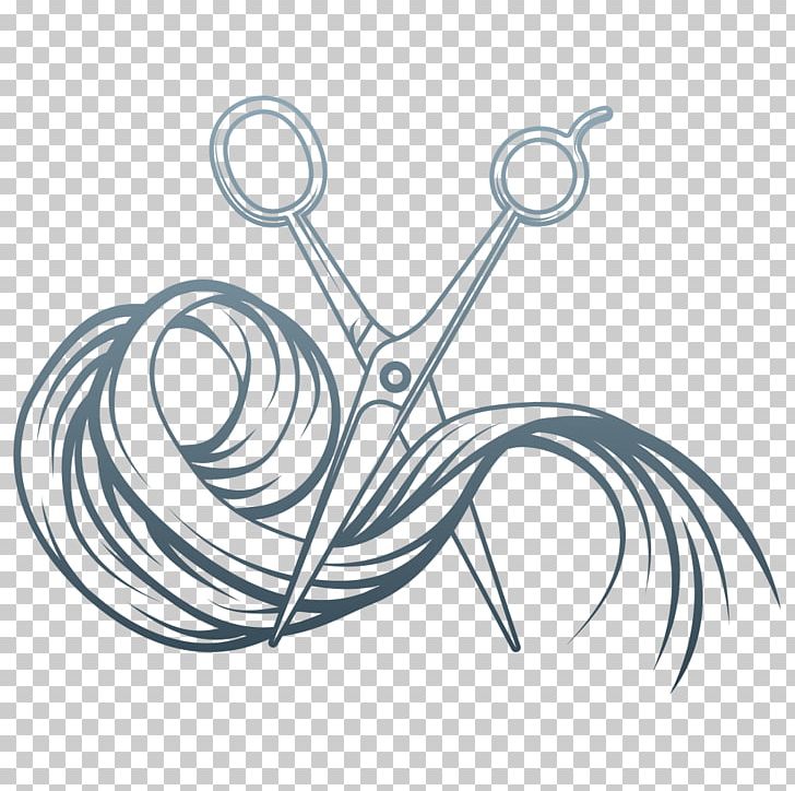 Hairdresser Comb Beauty Parlour Hair-cutting Shears PNG, Clipart, Barber, Barber Tools, Beauty, Black And White, Body Jewelry Free PNG Download