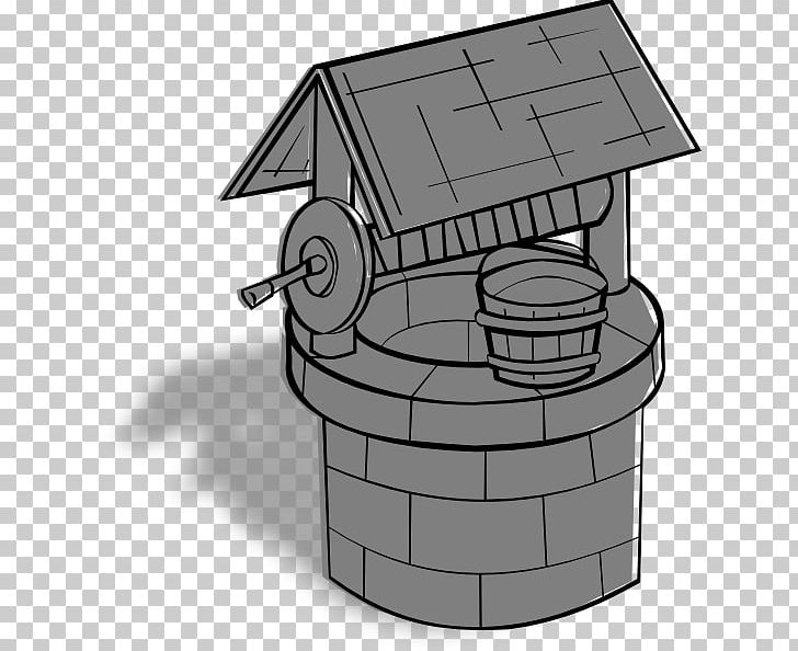 Wishing Well PNG, Clipart, Angle, Black And White, Drawing, Free Content, Scalable Vector Graphics Free PNG Download