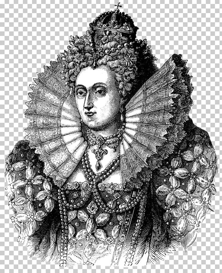 Elizabeth I Of England Armada Portrait Coronation Of Queen Elizabeth II PNG, Clipart, Anne Boleyn, Art, Black And White, Fictional Character, House Of Tudor Free PNG Download