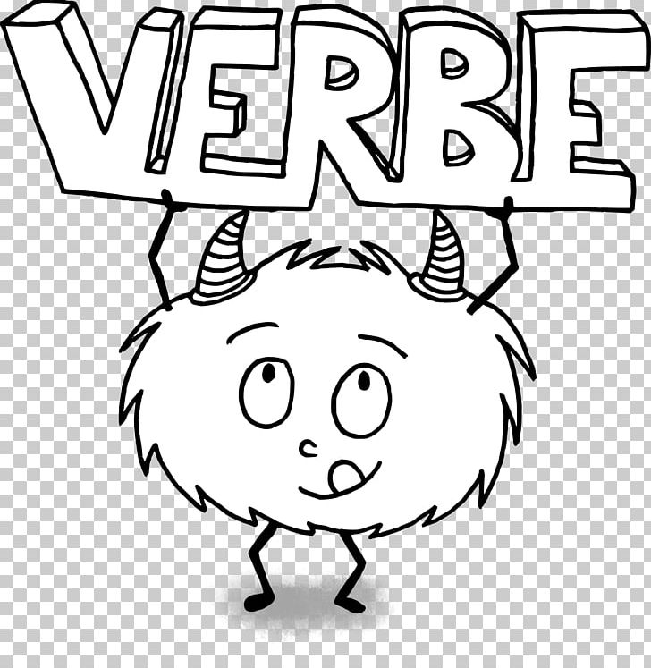 Drawing Verb Grammatical Conjugation Grammar PNG, Clipart, Artwork, Black And White, Blog, Cartoon, Drawing Free PNG Download