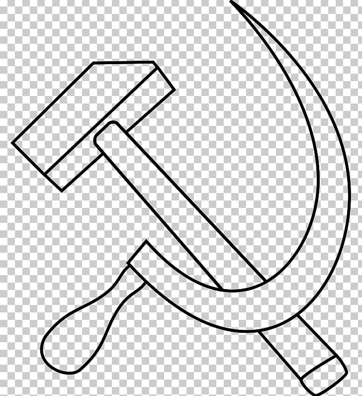 Soviet Union Hammer And Sickle Communist Symbolism PNG, Clipart, Angle, Area, Artwork, Black, Black And White Free PNG Download