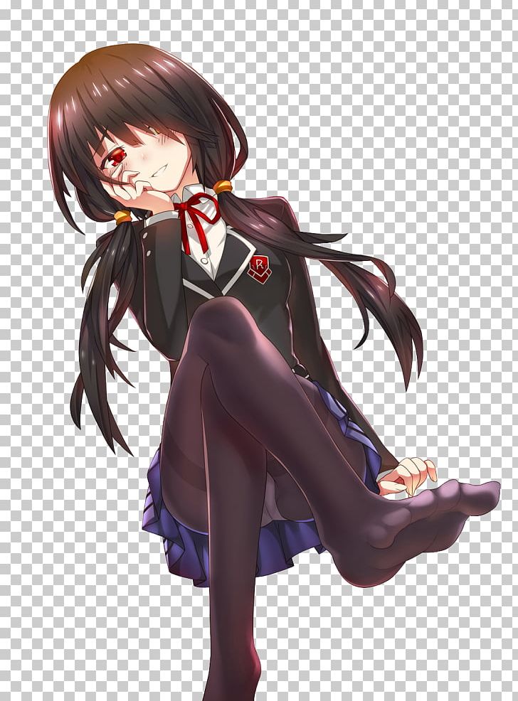 Date A Live Ecchi Anime Rendering PNG, Clipart, Anime, Black Hair, Brown Hair, Cartoon, Chibi Free PNG Download