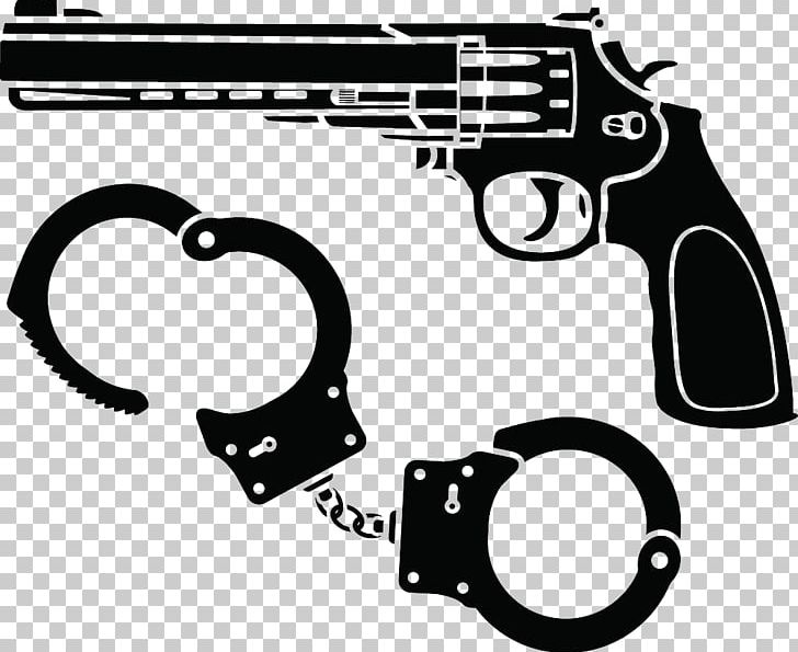 Pistol Firearm Stock Illustration PNG, Clipart, Black, Handcuffs, Hand Drawn, Handgun, Illegal Free PNG Download