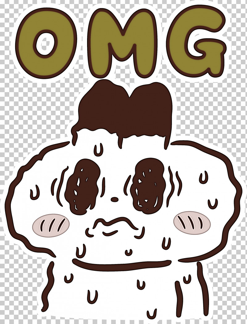 OMG Emoji PNG, Clipart, Arrow, Bread, Cartoon, Giant Panda, Line Free PNG Download