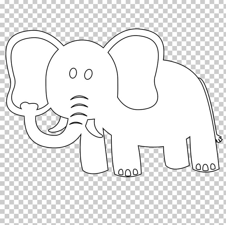 Drawing Coloring Book Line Art PNG, Clipart, African Elephant, Angle, Animals, Area, Black Free PNG Download