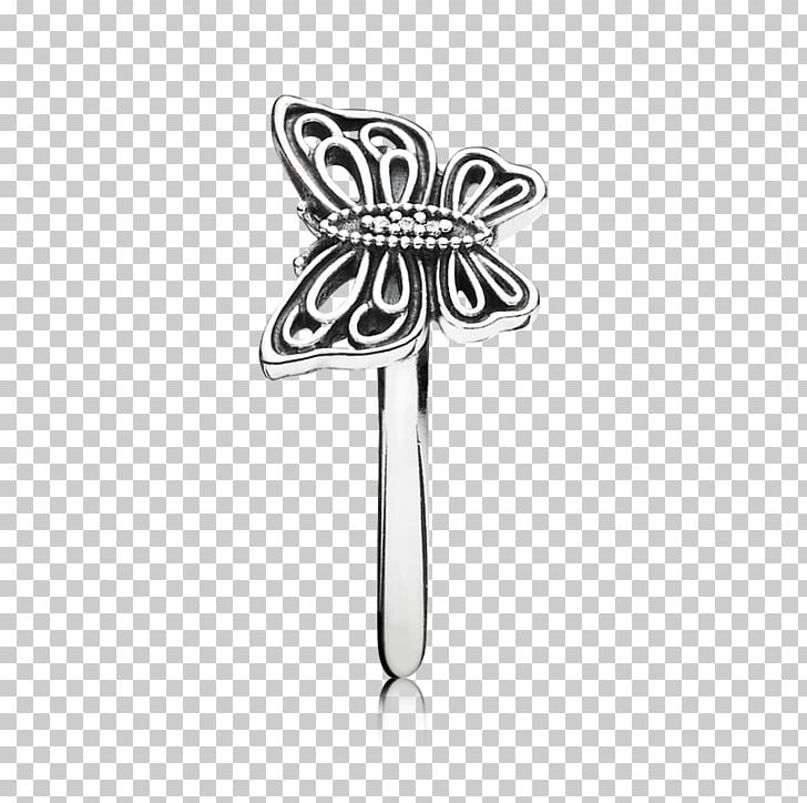 Body Jewellery Silver White PNG, Clipart, Black And White, Body Jewellery, Body Jewelry, Flower, Jewellery Free PNG Download