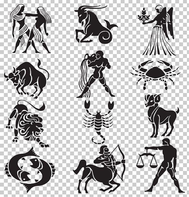 Astrological Sign Zodiac Astrology Cancer PNG, Clipart, Aries, Art, Astrological Sign, Astrology, Black And White Free PNG Download