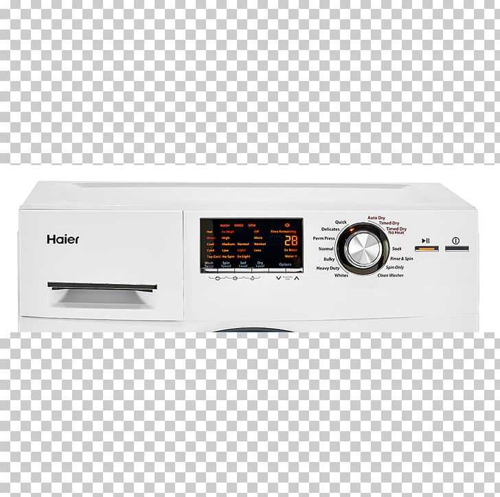 Combo Washer Dryer Washing Machines Clothes Dryer Home Appliance Haier PNG, Clipart, Audio Receiver, Clothes Dryer, Combo Washer Dryer, Electronics, Haier Free PNG Download