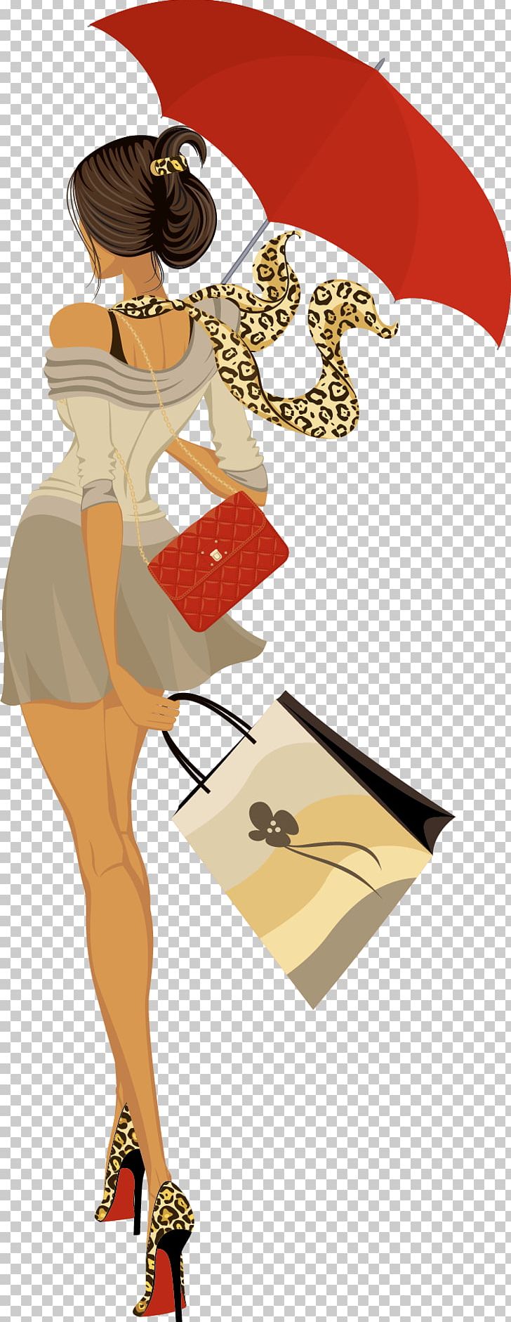 Shopping Bag Drawing Illustration PNG, Clipart, Bag, Business Man, Cartoon, Cartoon Model, Clothing Free PNG Download