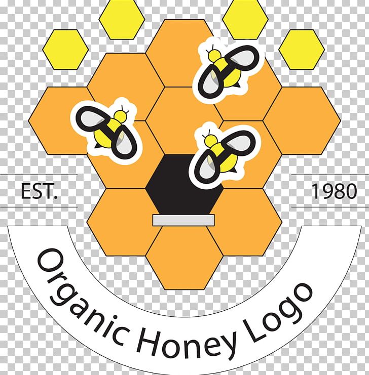 Logo Bee Honeycomb PNG, Clipart, Area, Beehive, Brand, Camera Logo, Cartoon Free PNG Download