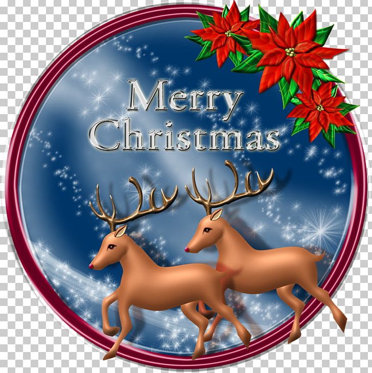 Reindeer Santa Claus Christmas Day Illustration Christmas Ornament PNG, Clipart, Antler, Christmas, Christmas Day, Christmas Decoration, Christmas Eve Free PNG Download