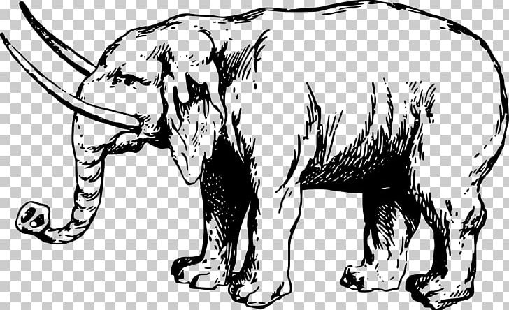 African Elephant Indian Elephant Elephantidae PNG, Clipart, African Elephant, Animal Figure, Artwork, Black And White, Cattle Like Mammal Free PNG Download