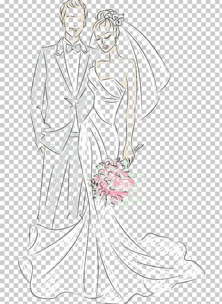 Character Cartoon PNG, Clipart, Bride, Brides, Cartoon Characters, Design, Fashion Design Free PNG Download