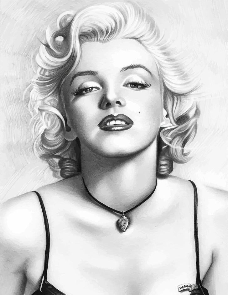 Marilyn Monroe Drawing Art PNG, Clipart, Art, Artist, Artwork, Beauty, Black And White Free PNG Download