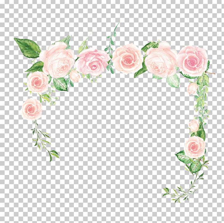 Pink Flower Rose Green PNG, Clipart, Border Frame, Certificate Border, Cut Flowers, Floral Border, Floral Design Free PNG Download