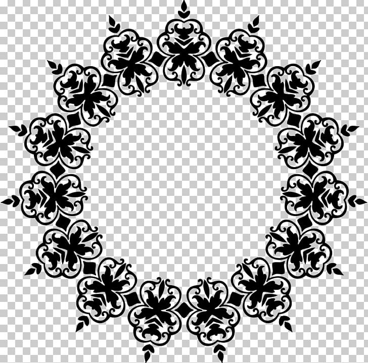 Wedding Invitation Damask Frames PNG, Clipart, Black And White, Body Jewelry, Circle, Damask, Flower Free PNG Download