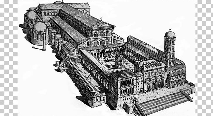 Old St. Peter's Basilica The Ecclesiastical History Rome Church PNG, Clipart,  Free PNG Download