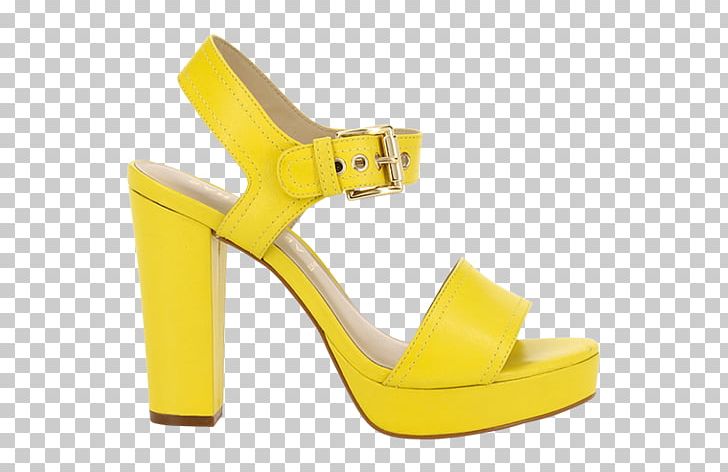 Sandal Yellow Shoe Color Leather PNG, Clipart, Basic Pump, Color, Color Block, Footwear, Gift Free PNG Download