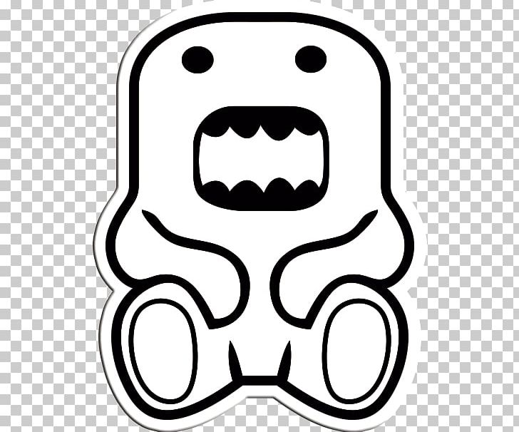 Domo Sticker Decal Color Drawing PNG, Clipart, Adhesive, Black, Black And White, Color, Coloring Book Free PNG Download