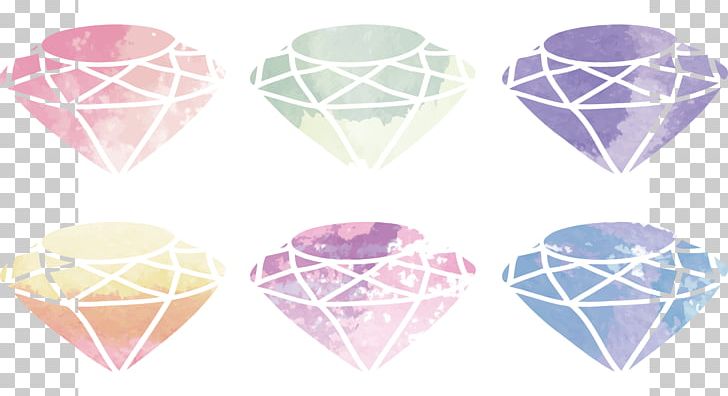 Watercolor Painting Diamond Drawing PNG, Clipart, Brilliant, Concise, Diamond Flash, Diamonds, Diamond Vector Free PNG Download