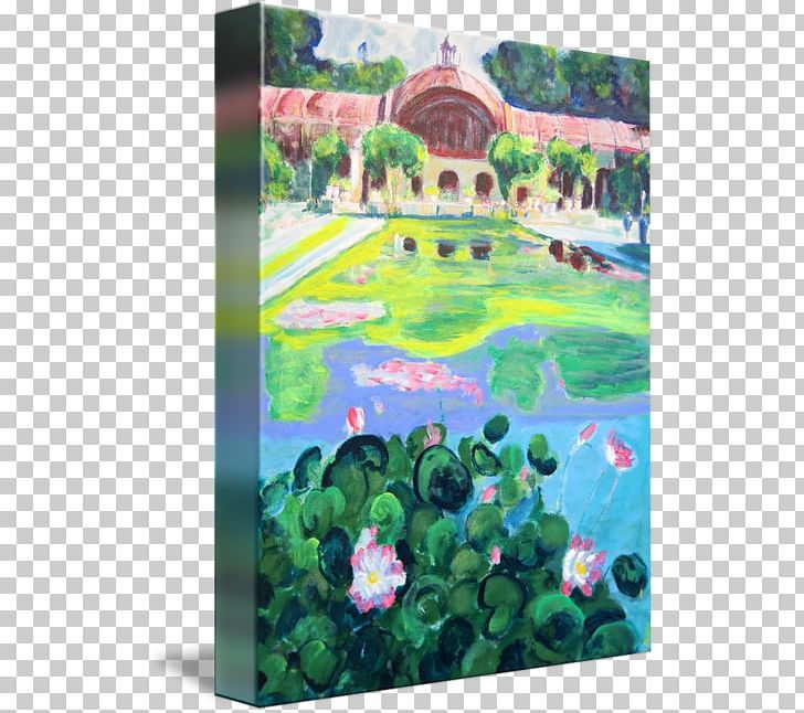 Balboa Park Painting Gallery Wrap Art Reflecting Pool PNG, Clipart, Art, Artwork, Balboa Park, Canvas, Flora Free PNG Download