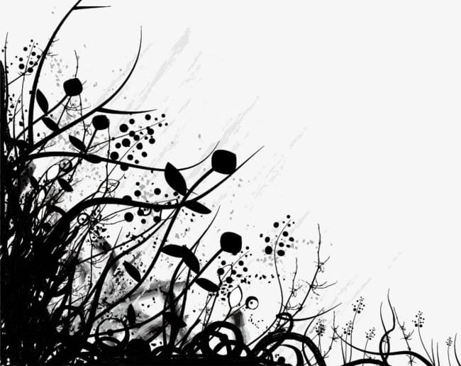 Flowers Silhouette PNG, Clipart, Black, Black And White, Flowers, Flowers Clipart, Flowers Silhouette Free PNG Download