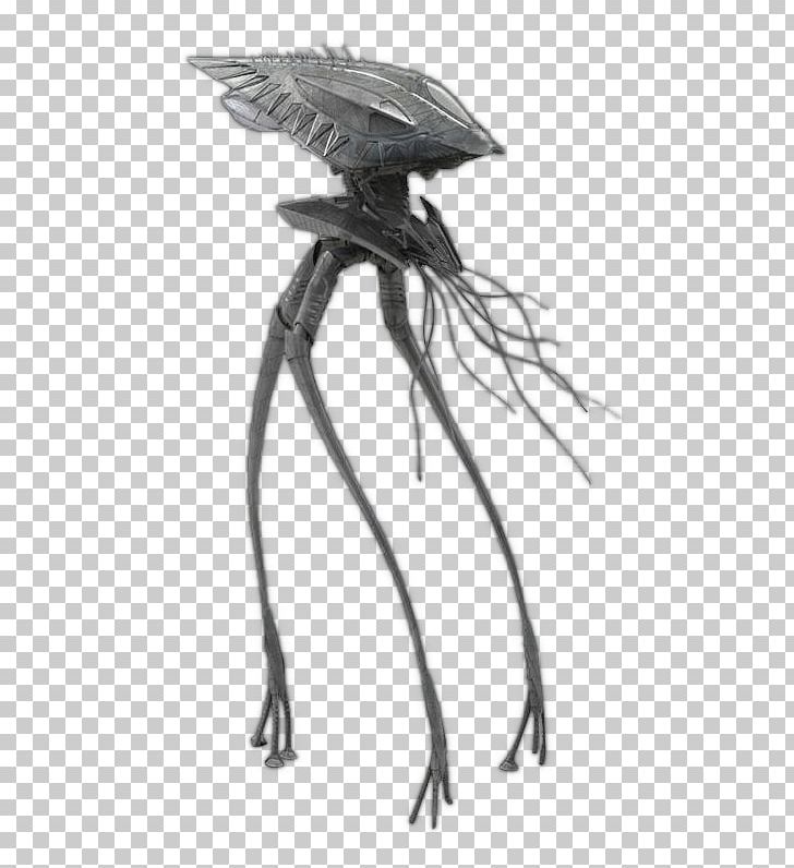 Fighting Machine The War Of The Worlds Drawing Extraterrestrials In Fiction Sketch PNG, Clipart, 3d Modeling, Artwork, Beak, Bird, Black And White Free PNG Download