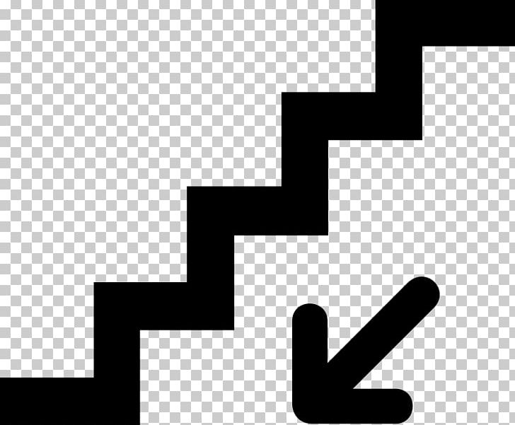 Stairs Computer Icons Attic Ladder PNG, Clipart, Angle, Arrow, Attic Ladder, Black, Black And White Free PNG Download