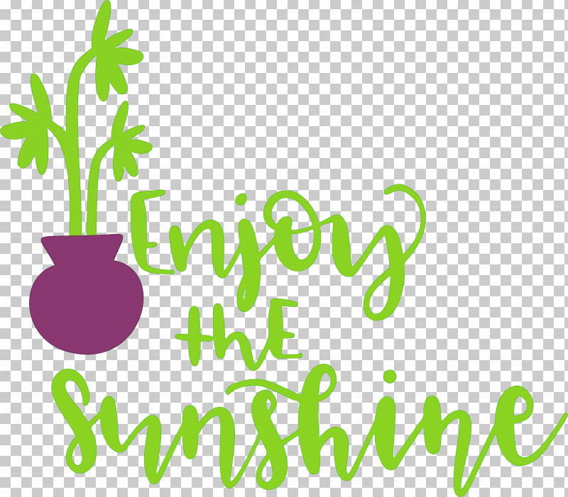 Sunshine Enjoy The Sunshine PNG, Clipart, Biology, Flower, Geometry, Green, Leaf Free PNG Download
