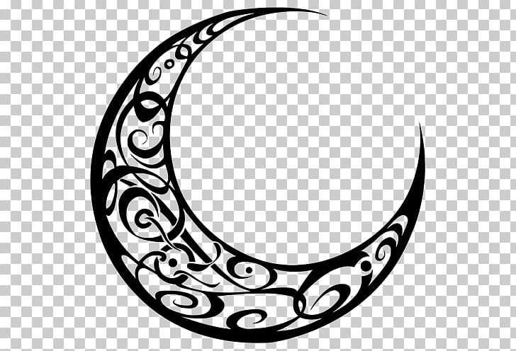 Crescent Moon Logo PNG, Clipart, Black And White, Body Jewelry, Circle