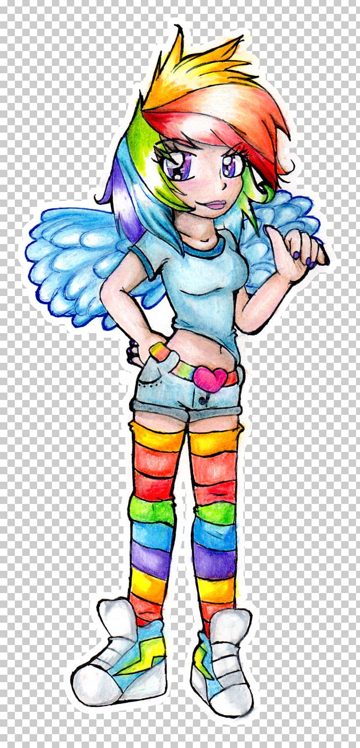 Rainbow Dash Human Rainbow Art Drawing My Little Pony PNG, Clipart, Artwork, Cartoon, Character, Child, Clothing Free PNG Download